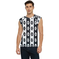 Black-and-white-flower-pattern-by-zebra-stripes-seamless-floral-for-printing-wall-textile-free-vecto Men s Raglan Cap Sleeve Tee by nate14shop