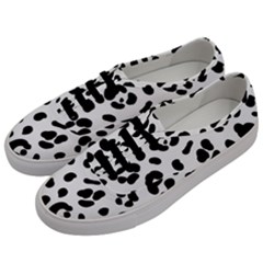 Blak-white-tiger-polkadot Men s Classic Low Top Sneakers by nate14shop