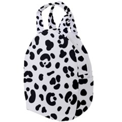 Blak-white-tiger-polkadot Travel Backpacks by nate14shop