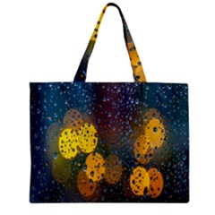 Bokeh Zipper Mini Tote Bag by nate14shop