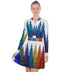Christmas-002 Long Sleeve Panel Dress by nate14shop