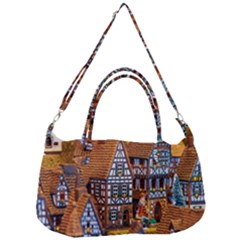 Christmas-motif Removal Strap Handbag by nate14shop