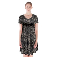 Cloth-3592974 Short Sleeve V-neck Flare Dress by nate14shop