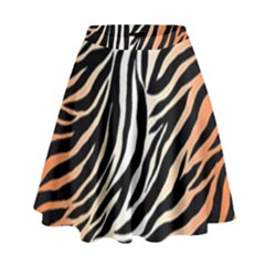 Cuts  Catton Tiger High Waist Skirt by nate14shop