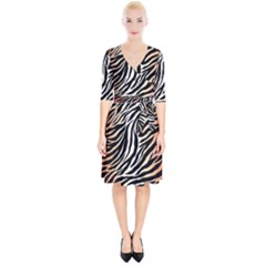 Cuts  Catton Tiger Wrap Up Cocktail Dress by nate14shop