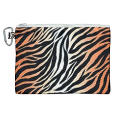 Cuts  Catton Tiger Canvas Cosmetic Bag (xl) by nate14shop