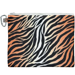 Cuts  Catton Tiger Canvas Cosmetic Bag (xxxl) by nate14shop