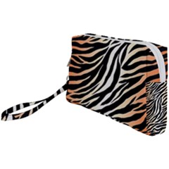 Cuts  Catton Tiger Wristlet Pouch Bag (small) by nate14shop