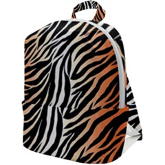 Cuts  Catton Tiger Zip Up Backpack by nate14shop