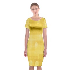 Digital-paper Classic Short Sleeve Midi Dress by nate14shop