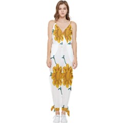 Easter Sleeveless Tie Ankle Chiffon Jumpsuit by nate14shop