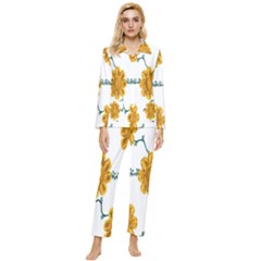 Easter Womens  Long Sleeve Velvet Pocket Pajamas Set by nate14shop
