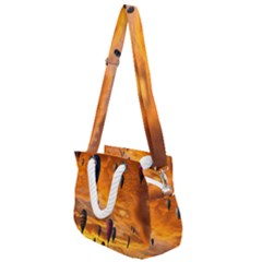 Emotions Rope Handles Shoulder Strap Bag by nate14shop