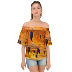 Emotions Off Shoulder Short Sleeve Top by nate14shop