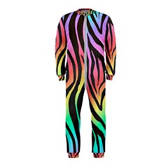 Rainbow Zebra Stripes Onepiece Jumpsuit (kids) by nate14shop