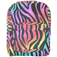 Rainbow Zebra Stripes Full Print Backpack