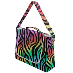 Rainbow Zebra Stripes Box Up Messenger Bag