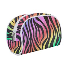 Rainbow Zebra Stripes Make Up Case (Small)