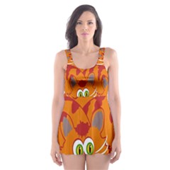 Animals Pet Cats Skater Dress Swimsuit by artworkshop