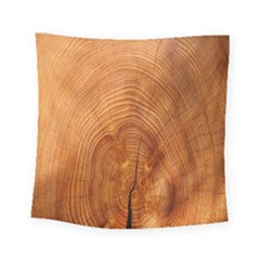 Annual Rings Tree Wood Square Tapestry (small) by artworkshop