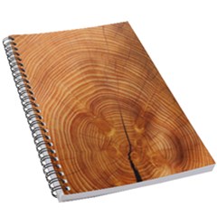 Annual Rings Tree Wood 5 5  X 8 5  Notebook