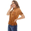 Annual Rings Tree Wood Women s Short Sleeve Double Pocket Shirt View3