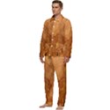 Annual Rings Tree Wood Men s Long Sleeve Velvet Pocket Pajamas Set View3