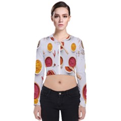 Masala Spices Food Long Sleeve Zip Up Bomber Jacket