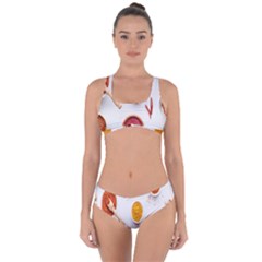 Masala Spices Food Criss Cross Bikini Set by artworkshop