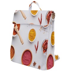 Masala Spices Food Flap Top Backpack by artworkshop