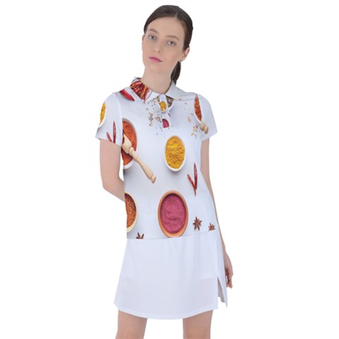 Masala Spices Food Women s Polo Tee by artworkshop