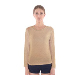 Paper Brown Women s Long Sleeve Tee