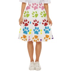 Paw Print Classic Short Skirt by artworkshop