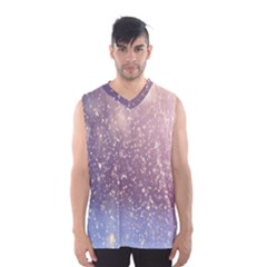 Snowfall Winter Men s Basketball Tank Top by artworkshop