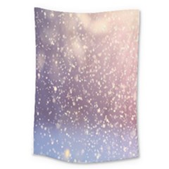 Snowfall Winter Large Tapestry by artworkshop