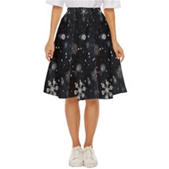 Snowflakes Snow Classic Short Skirt by artworkshop