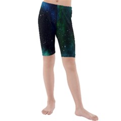 Stars Sky Space Kids  Mid Length Swim Shorts by artworkshop