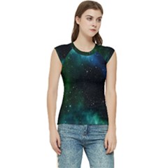 Stars Sky Space Women s Raglan Cap Sleeve Tee by artworkshop