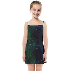 Stars Sky Space Kids  Summer Sun Dress