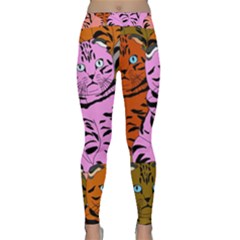 Tileable Seamless Cat Kitty Classic Yoga Leggings