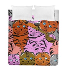 Tileable Seamless Cat Kitty Duvet Cover Double Side (Full/ Double Size)