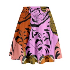 Tileable Seamless Cat Kitty High Waist Skirt by artworkshop