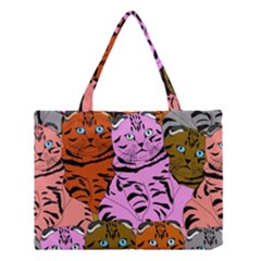 Tileable Seamless Cat Kitty Medium Tote Bag