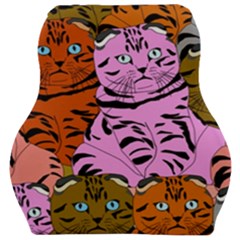 Tileable Seamless Cat Kitty Car Seat Velour Cushion 