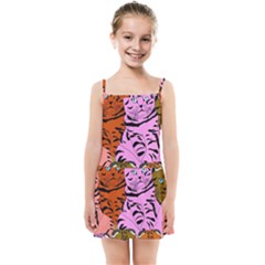 Tileable Seamless Cat Kitty Kids  Summer Sun Dress