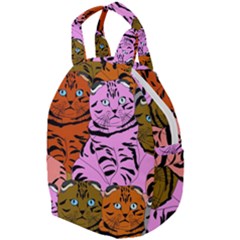 Tileable Seamless Cat Kitty Travel Backpacks