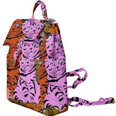 Tileable Seamless Cat Kitty Buckle Everyday Backpack