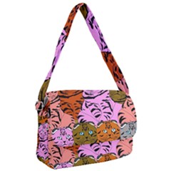 Tileable Seamless Cat Kitty Courier Bag by artworkshop