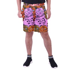 Tileable Seamless Cat Kitty Men s Pocket Shorts