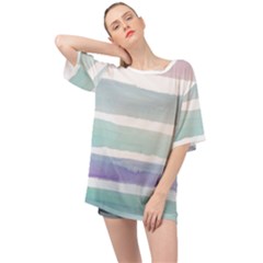 Watercolor Oversized Chiffon Top by artworkshop